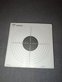 Avis : Cibles pour carabine à air Venox 14x14 100 pcs - 1
