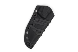 Couteau de combat G10 RIDGE avec étui KYDEX NOIR 2