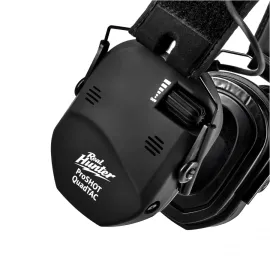 Casque antibruit de tir actif RealHunter Active ProSHOT QuadTAC Noir 2