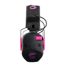 Casque antibruit électronique de tir RealHunter Active ProSHOT QuadTAC Devil Pink 3