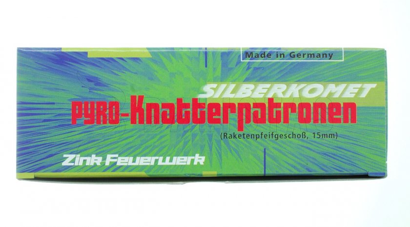 Pyro flare Zink 550 Knatterpatronen Silber 1pc