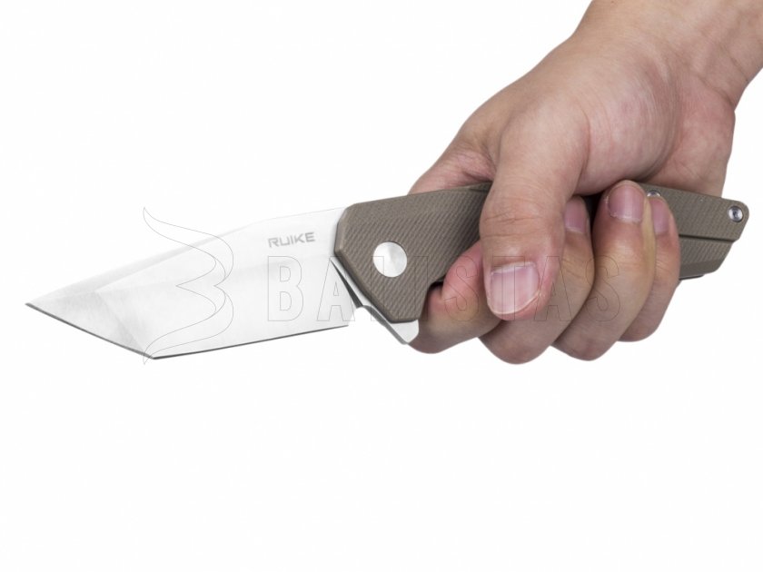 Couteau Ruike P138-W brun