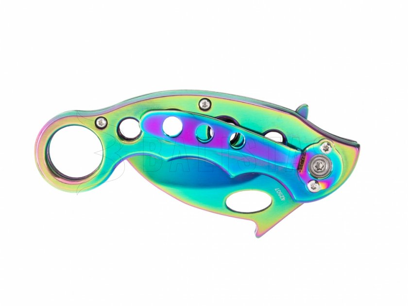 Couteau Karambit Haller 42507 métallique brillant