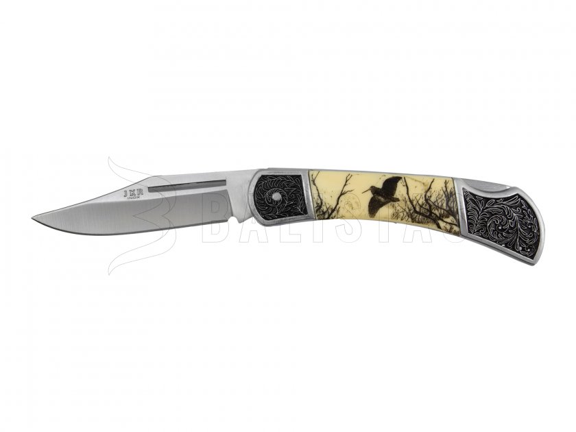 Couteau pliant Joker motif oiseau 8 cm