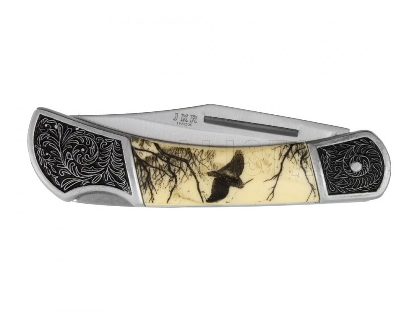Couteau pliant Joker motif oiseau 8 cm