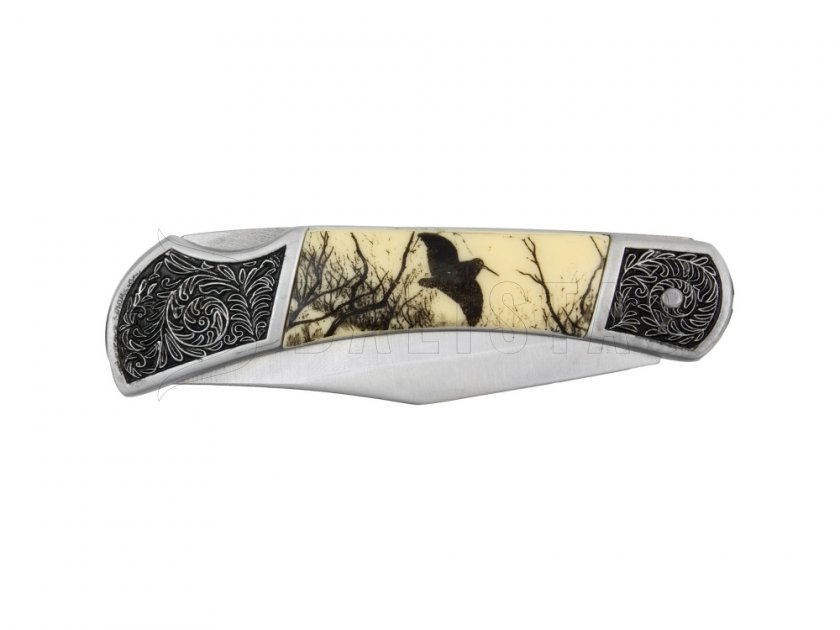 Couteau pliant Joker motif oiseau 8 cm