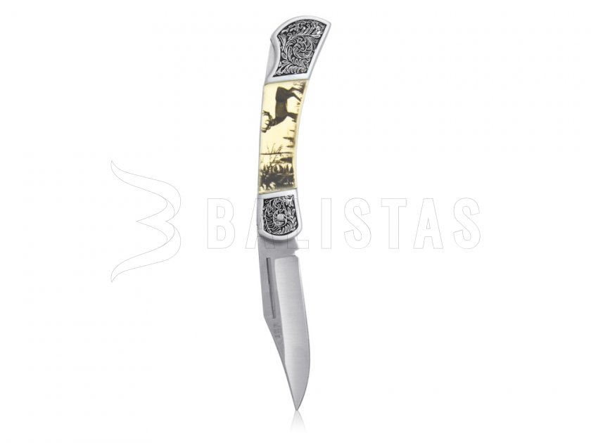 Couteau Joker pliant JKR113 motif cerf