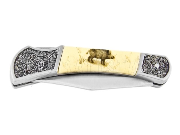 Couteau Joker pliant JKR114 motif sanglier