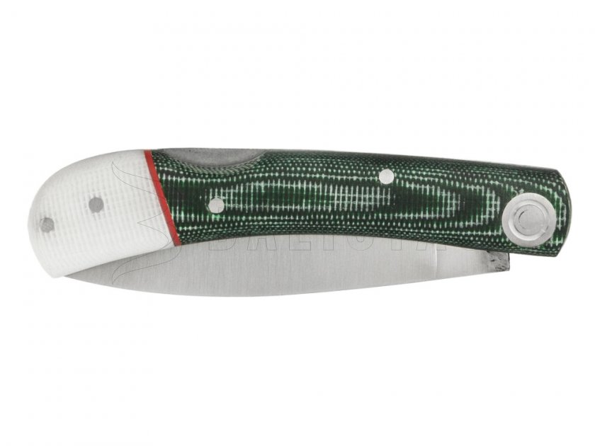 Couteau pliant Joker vert-blanc