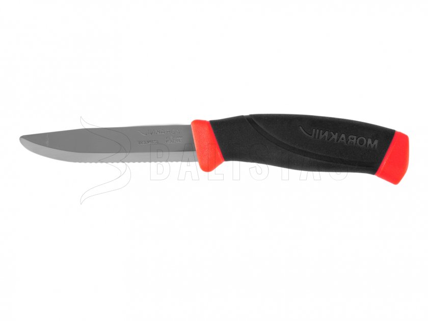 Couteau Morakniv Companion F Rescue acier inoxydable rouge