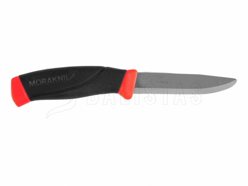 Couteau Morakniv Companion F Rescue acier inoxydable rouge