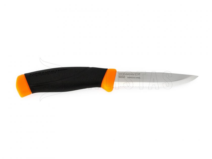 Morakniv Companion F Serrated orange couteau à dents