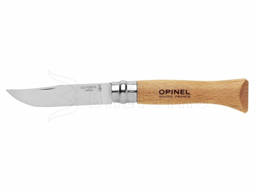 Opinel 10 Couteau de fermeture Inox Hêtre