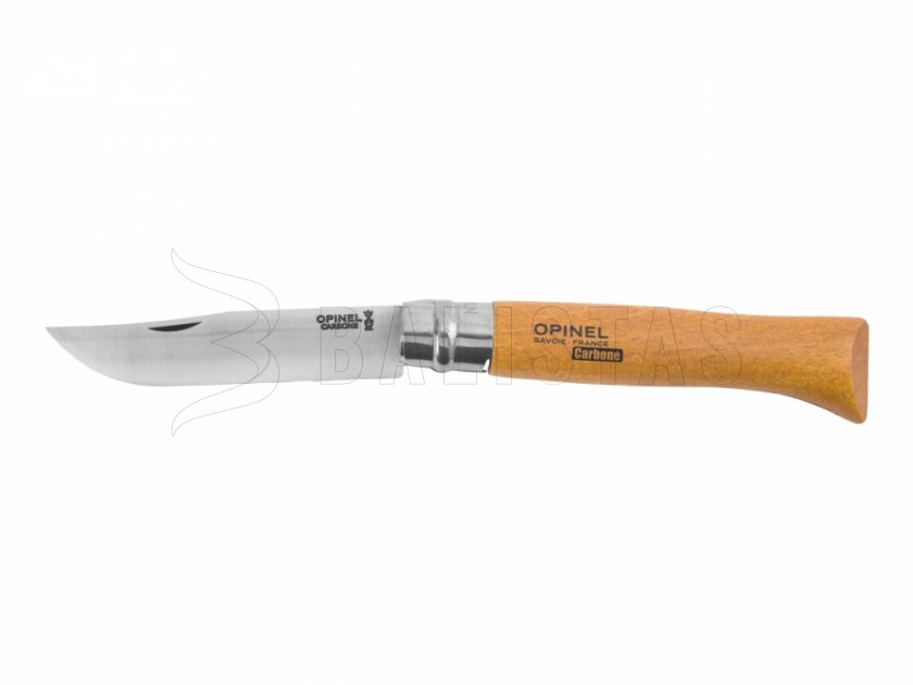 Couteau Opinel 12 Fermeture Karbon Hêtre