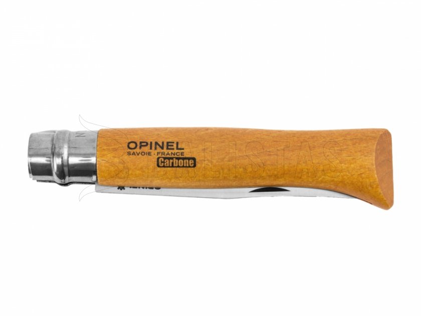 Couteau Opinel 12 Fermeture Karbon Hêtre