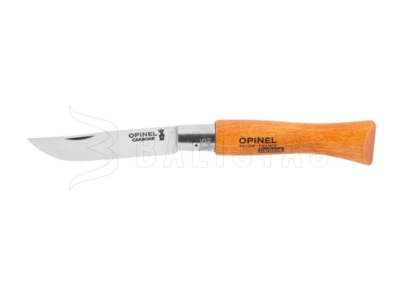 Couteau Opinel 5 Fermeture Karbon Hêtre