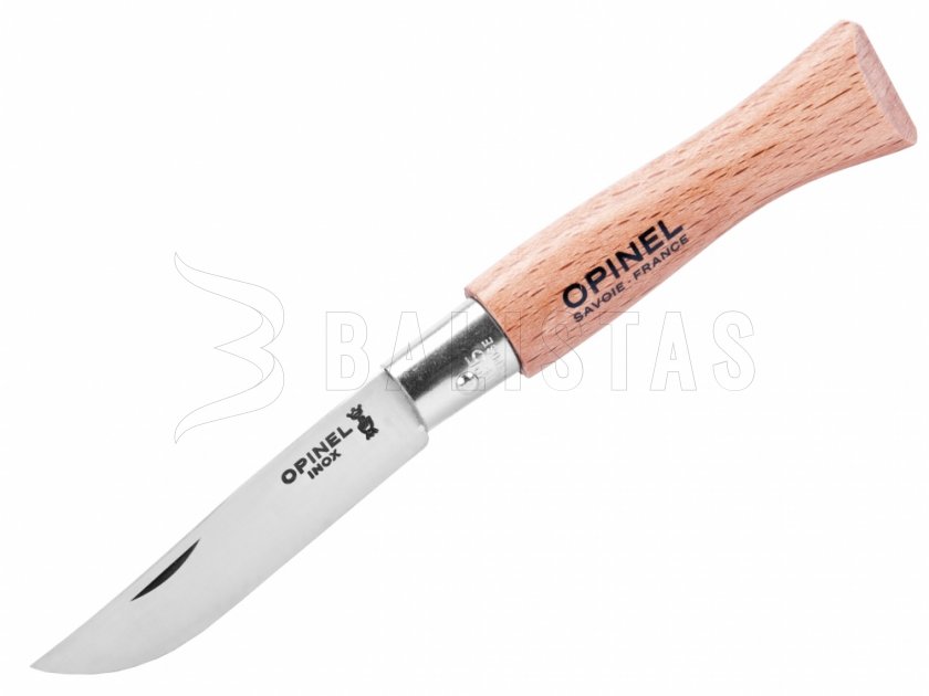 Couteau Opinel 5 Pliant Inox Hêtre
