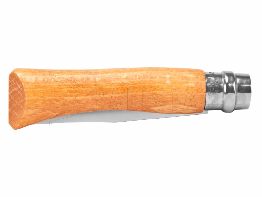 Couteau Opinel 7 pliant carbone hêtre