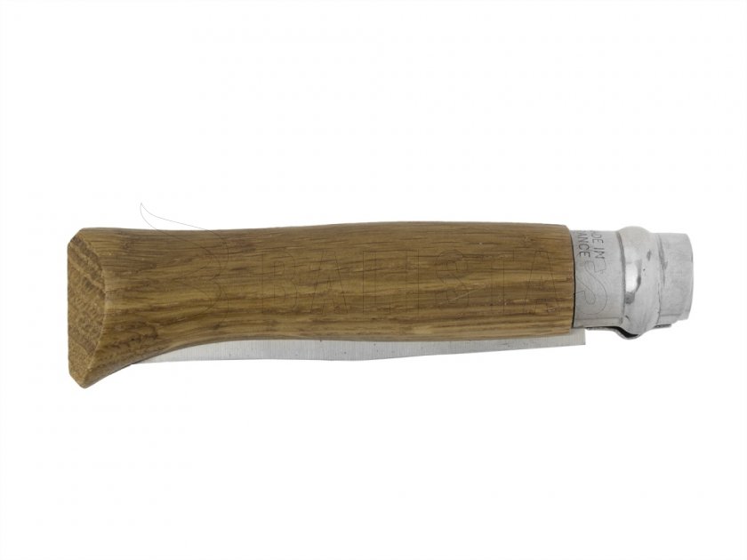 Couteau Opinel 8 pliant Inox hêtre motif chamois