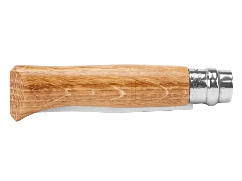 Opinel 8 Couteau de fermeture Inox Hêtre motif chien