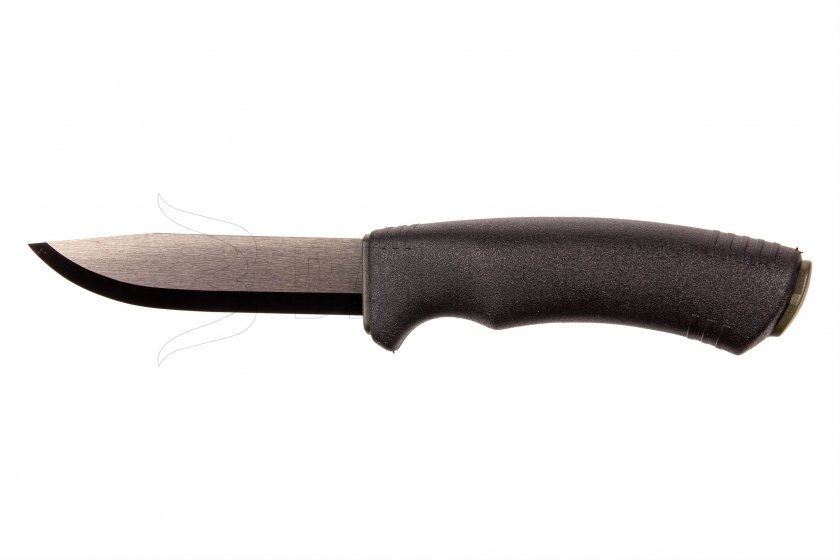 Couteau Morakniv Bushcraft noir sans dentelure