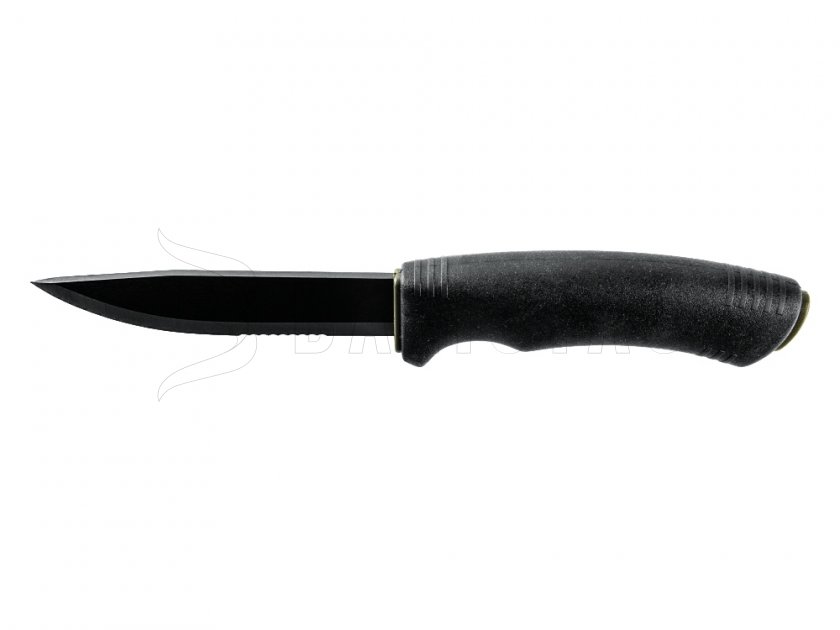 Couteau Morakniv Bushcraft SRT noir dentelé