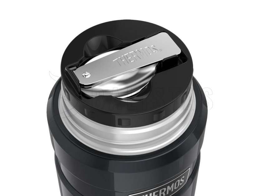 Thermos pour aliments avec cuillère Thermos King 0,47 l graphite