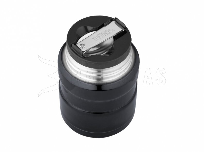 Thermos pour aliments avec cuillère Thermos King 0,47 l graphite