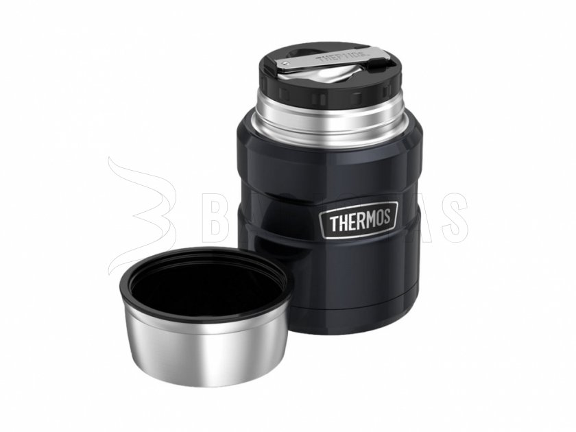 Thermos pour aliments avec cuillère Thermos King 0,47 l graphite