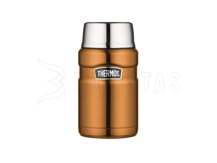 Boîte isotherme pour aliments avec cuillère Thermos King 0,71 l marron