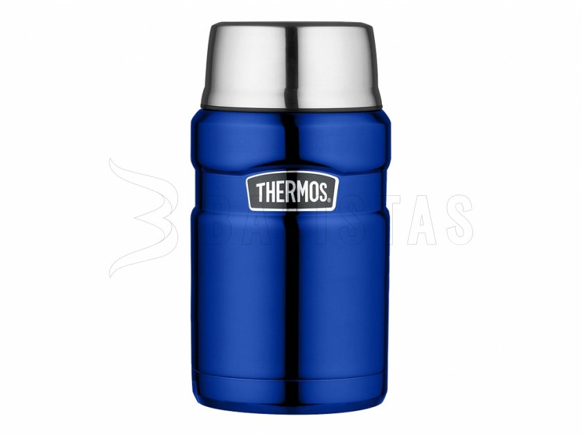 Thermos King 0,71 l bleu thermos alimentaire avec cuillère