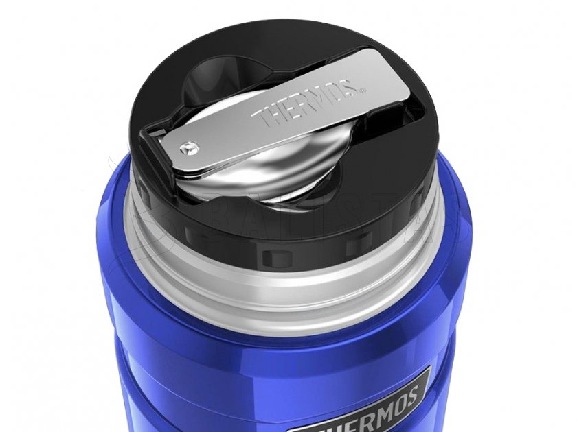 Thermos King 0,71 l bleu thermos alimentaire avec cuillère