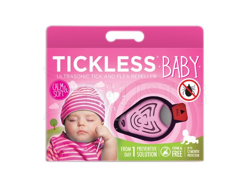Répulsif à tiques pour enfants Tickless rose