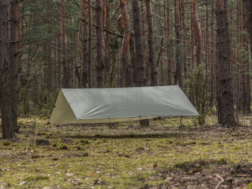Bâche de randonnée tarp Lesovik Groza 2 verte