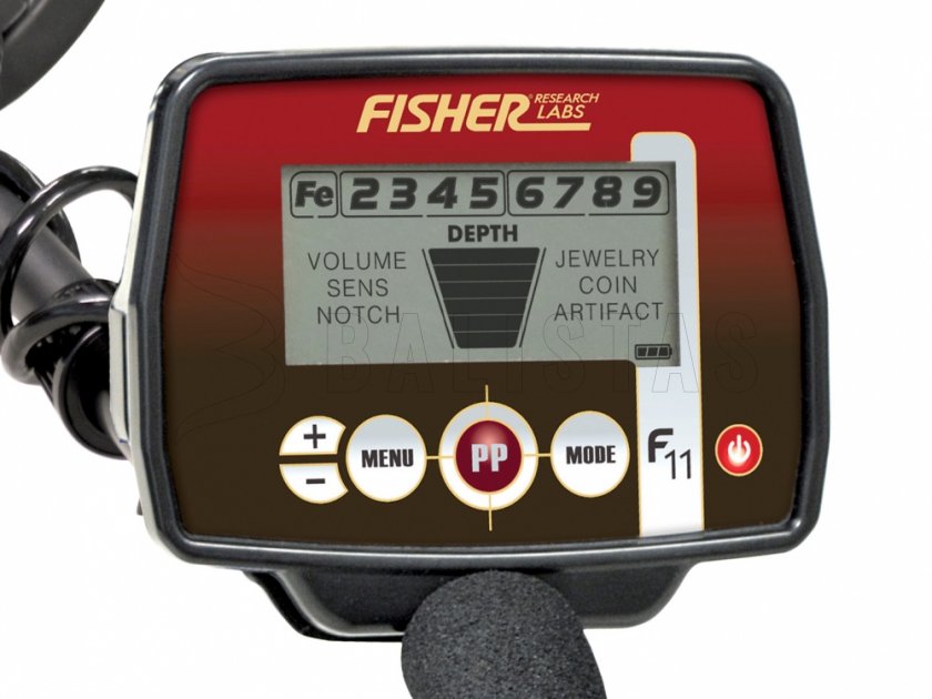 Détecteur de métaux Fisher F11 7''