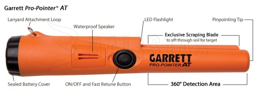 Détecteur de métaux Garrett ProPointer AT