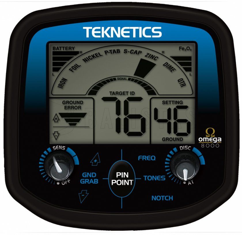 Détecteur de métaux Teknetics Omega 8500 10''