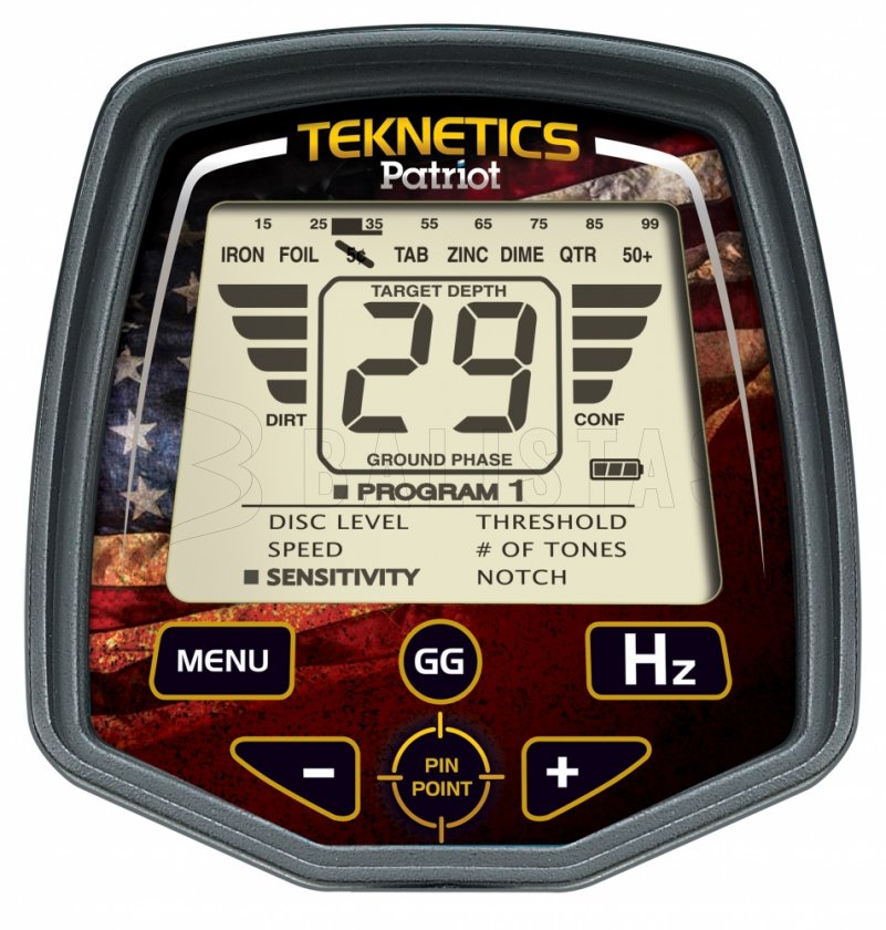 Détecteur de métaux Teknetics Patriot