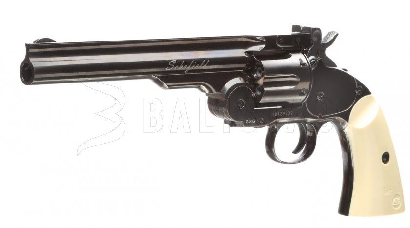 Air revolver ASG Schofield 6" Gris 4,5mm BB