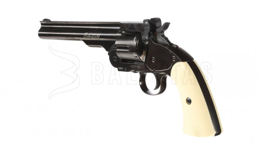 Air revolver ASG Schofield 6" Gris 4,5mm BB
