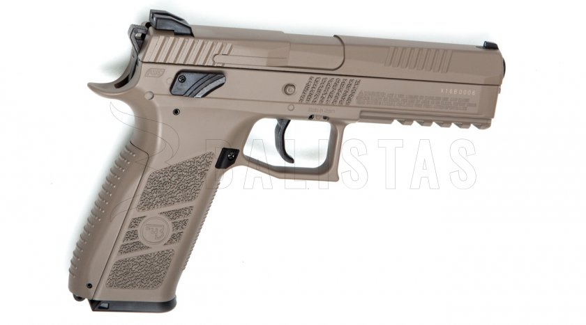 Pistolet à air comprimé ASG CZ P-09 FDE Blowback 4,5mm