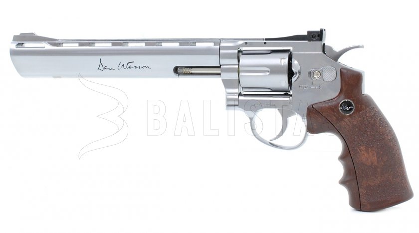 Revolver à air comprimé ASG Dan Wesson 8" Silver 4,5mm