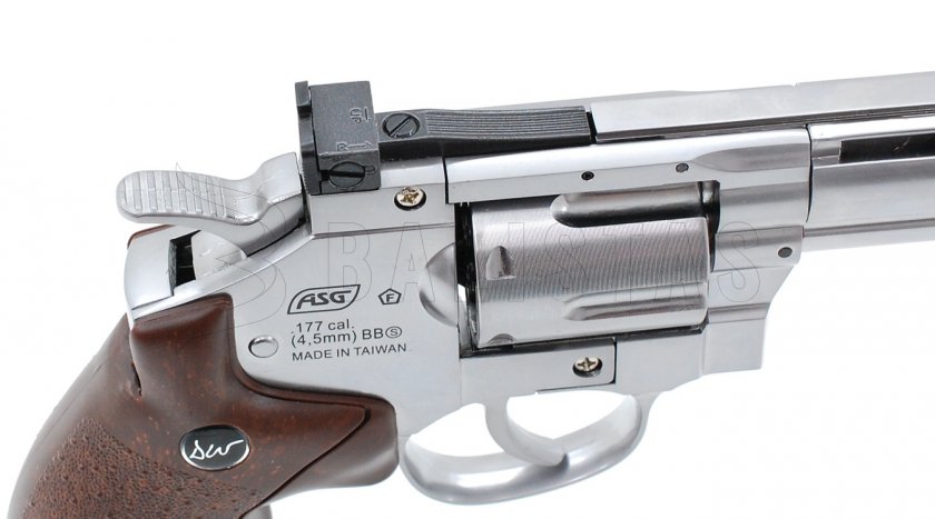 Revolver à air comprimé ASG Dan Wesson 8" Silver 4,5mm