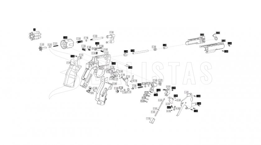 Revolver à air comprimé ASG Dan Wesson 4" 4,5mm