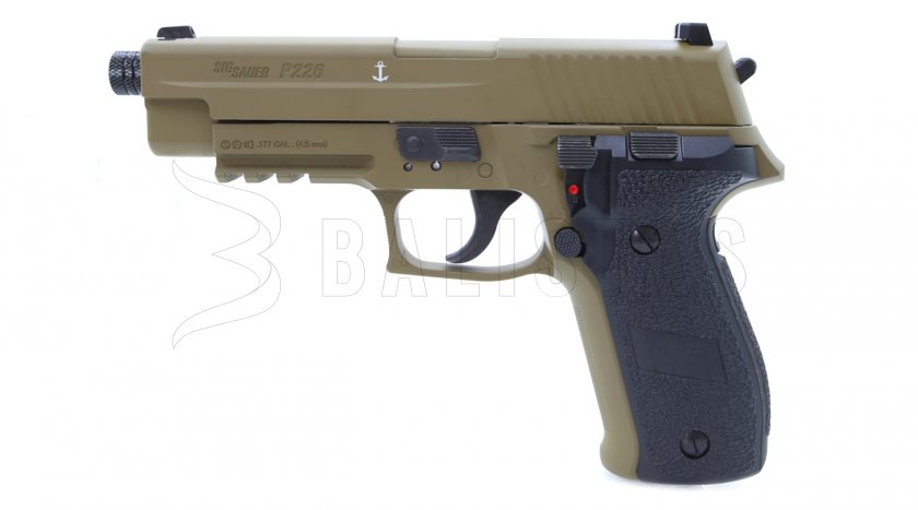 Pistolet à air Sig Sauer P226 FDE Sand 4,5mm