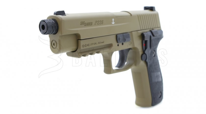 Pistolet à air Sig Sauer P226 FDE Sand 4,5mm