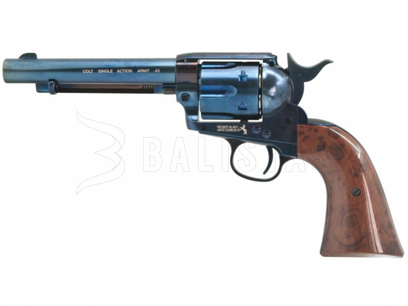 Revolver à air comprimé Umarex Colt SAA .45 Diabolo Blued/Brown 4,5mm
