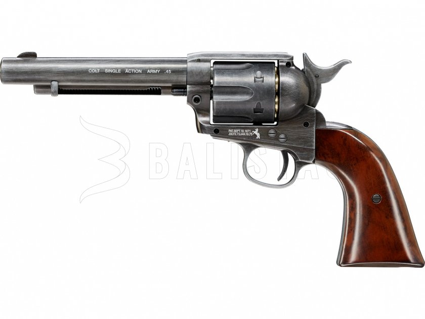 Revolver à air comprimé Umarex Colt Single Action Army SAA .45 Antique 4,5mm