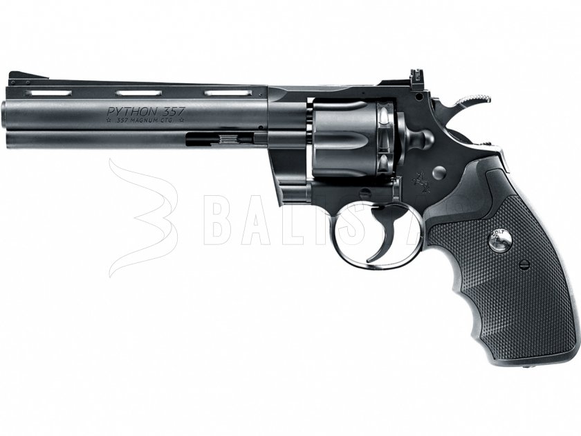 Revolver à air comprimé Umarex Colt Python 6" noir Diabolo/BB 4,5mm