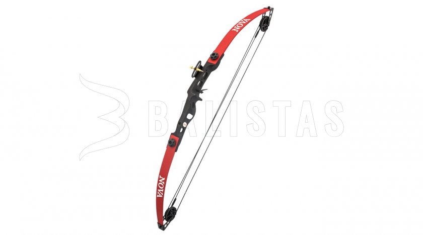 Arc à poulies Perfect Line Nova Beetle 25lb rouge
